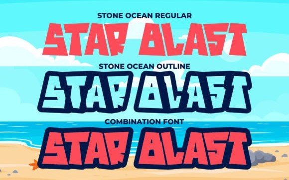 Stone Ocean Display Font