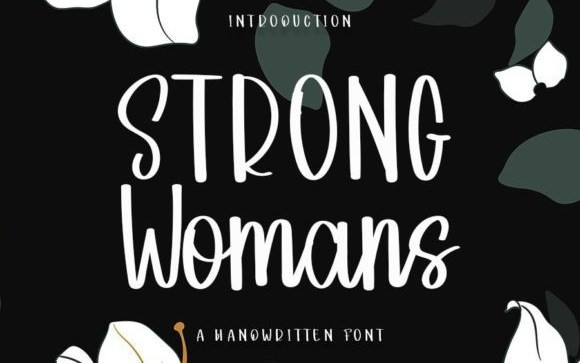 Strong Womanas Display Font