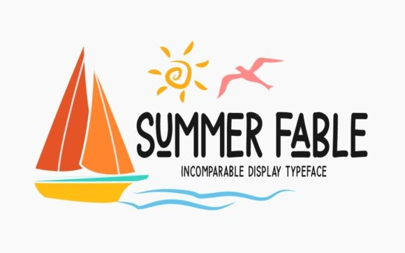 Summer Fable Display Font