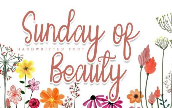 Sunday Of Beauty Handwritten Font