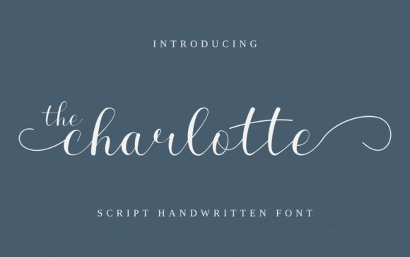 The Charlotte Calligraphy Font