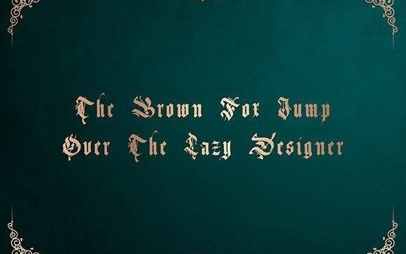 The Moriarty Blackletter Font