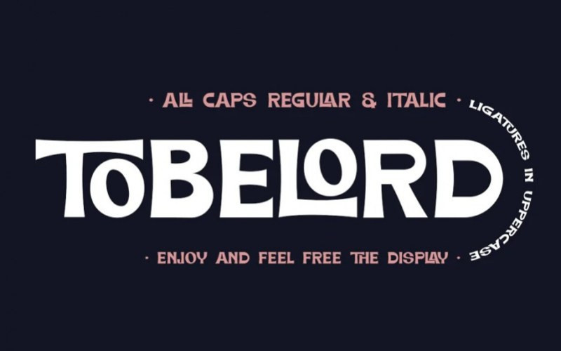 Tobelord Display Font