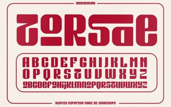 TORSAE Display Font