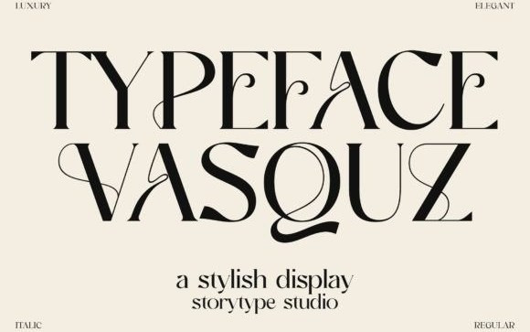 VASQUZ Display Font