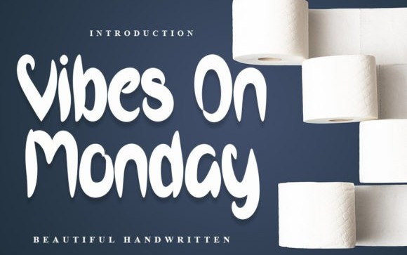 Vibes On Monday Display Font