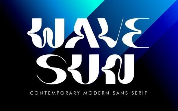 WAVESUN Display Font