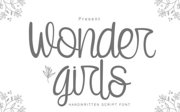 Wonder Girls Script Font