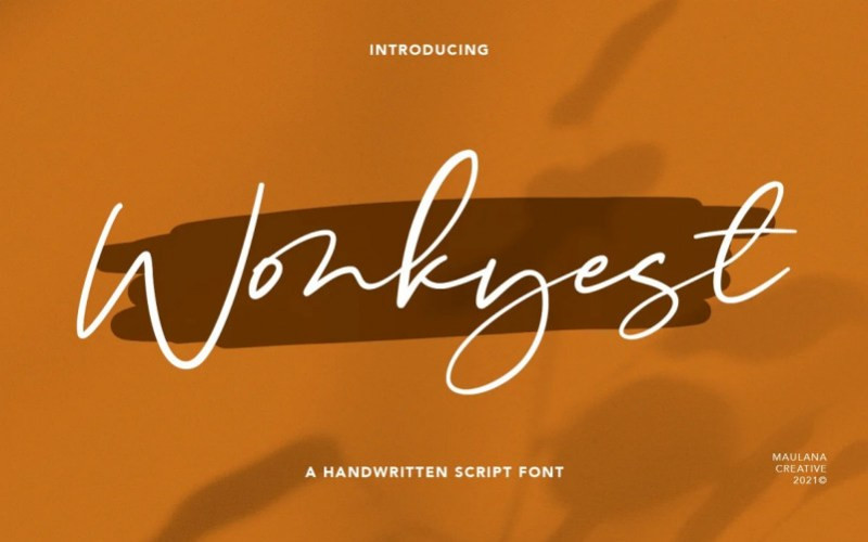 Wonkyest Handwritten Font