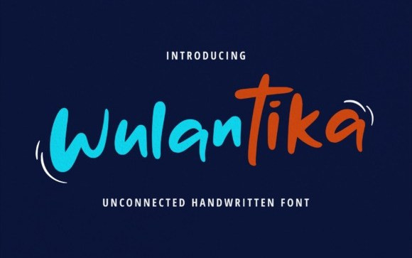 Wulantika Display Font