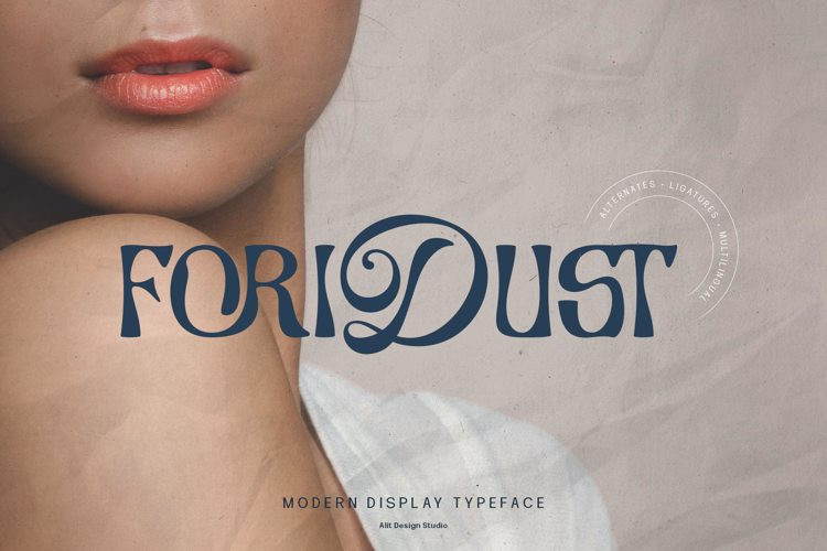 Foridust Display Font