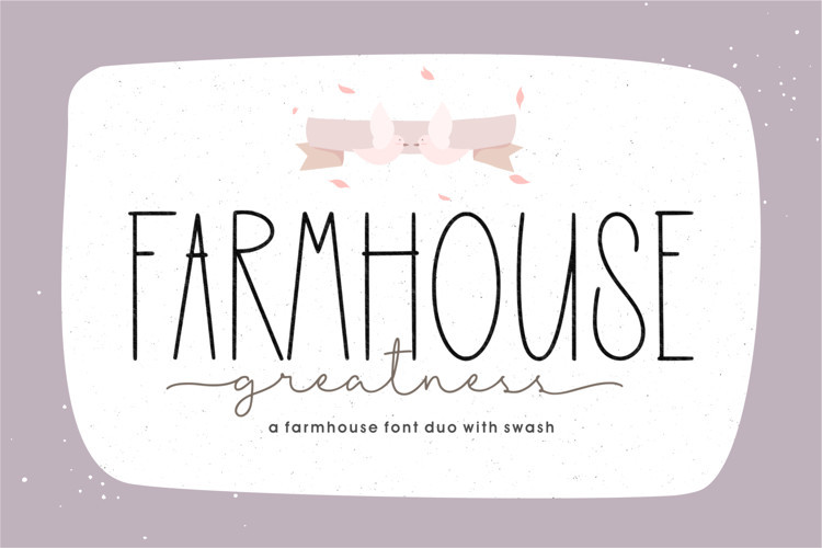 Farmhouse Greatness Handwritten Font