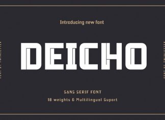 DEICHO Sans Serif Font