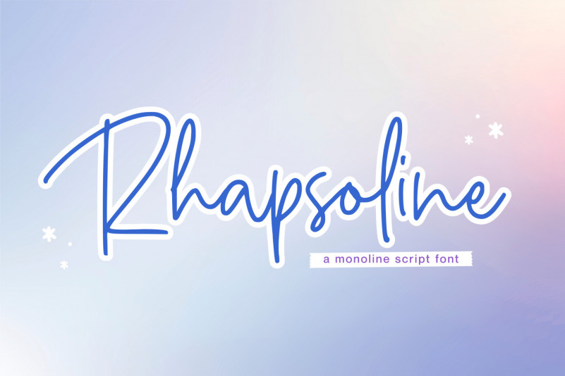 Rhapsoline Handwritten Font