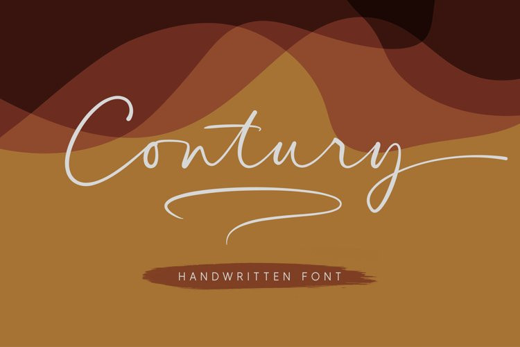 Contury Handwritten Font