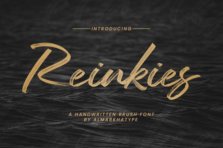 Reinkies Brush Font