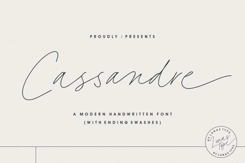 Cassandre Handwritten Font