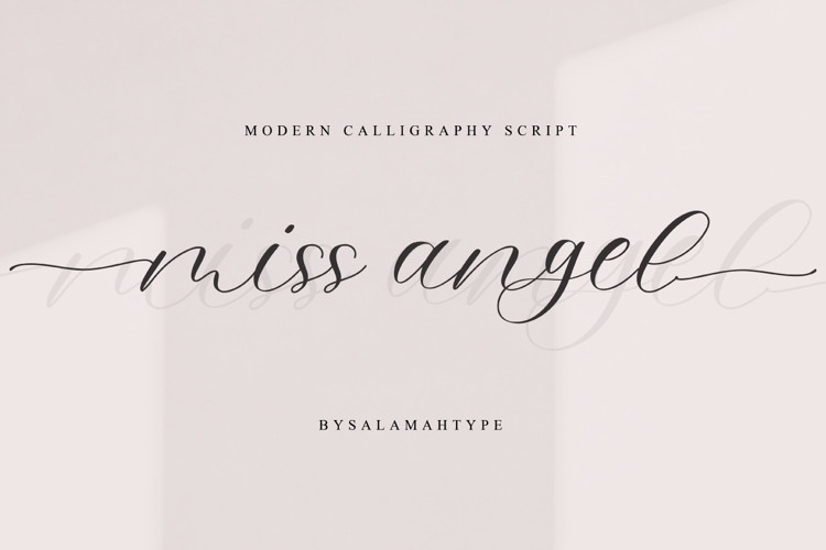 Miss Angel Script Font