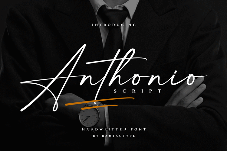 Anthonio Handwritten Font