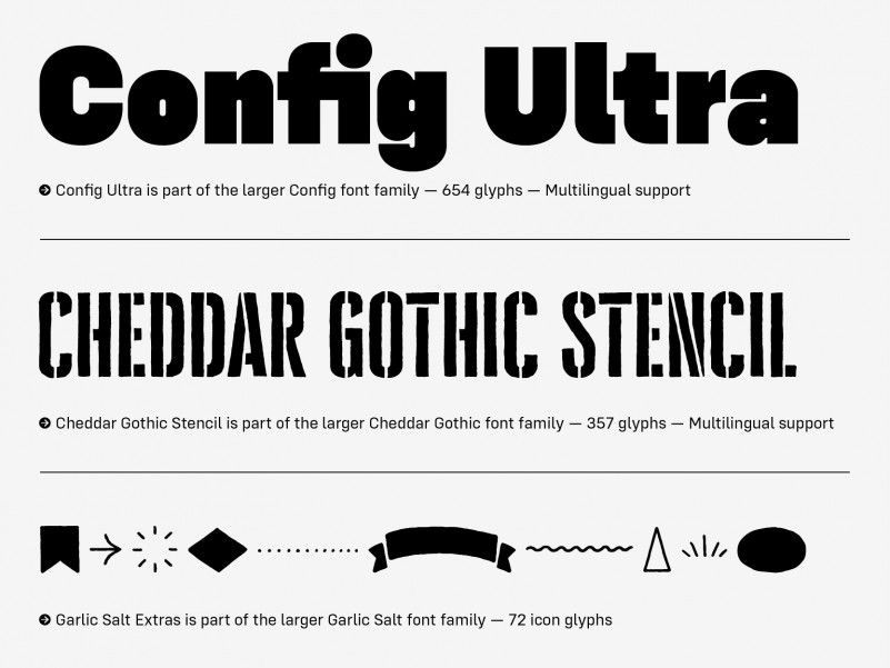 Config Sans Serif Font