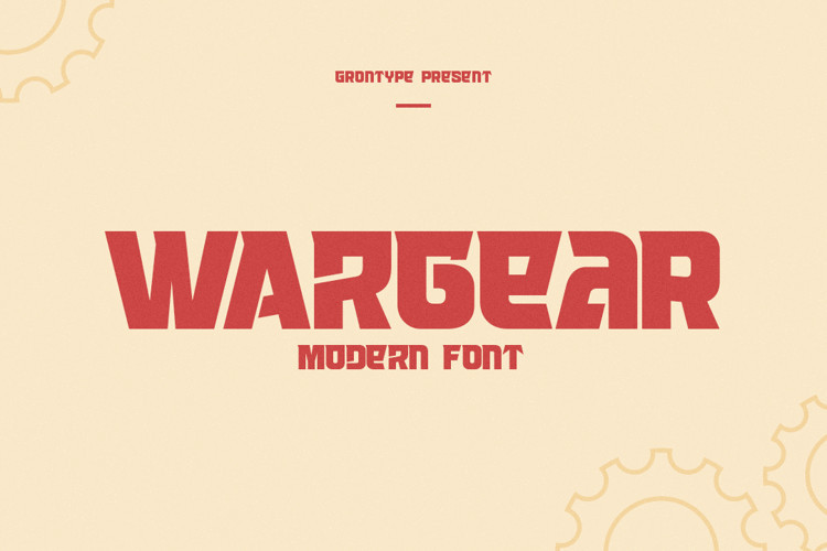 Wargear DisplayFont