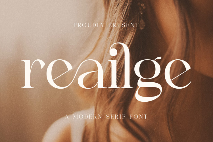 Reailge Serif Font