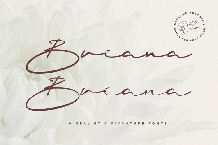 Briana Handwritten Font