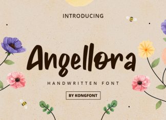 Angellora Handwritten Font