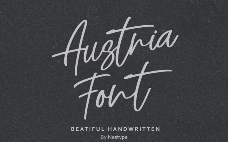 Austria Handwritten Font