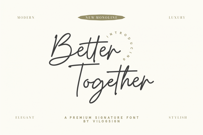 Better Together Handwritten Typeface