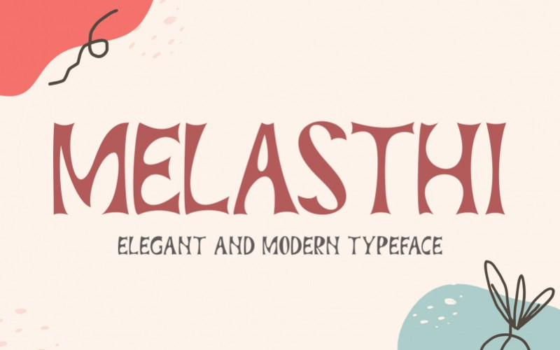 Melasthi Display Font