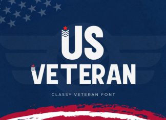 Us Veteran Display Font