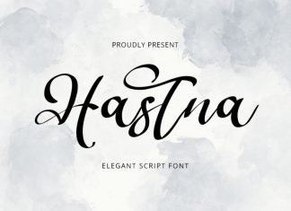 Hastna Script Font
