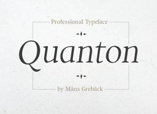 Quanton Serif Font