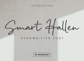 Smart Hallen Script Font