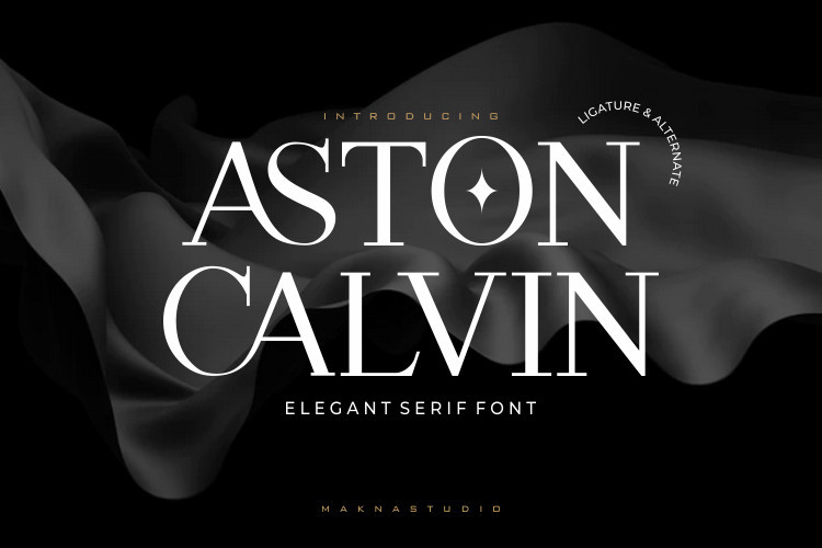 ASTON CALVIN Serif Font
