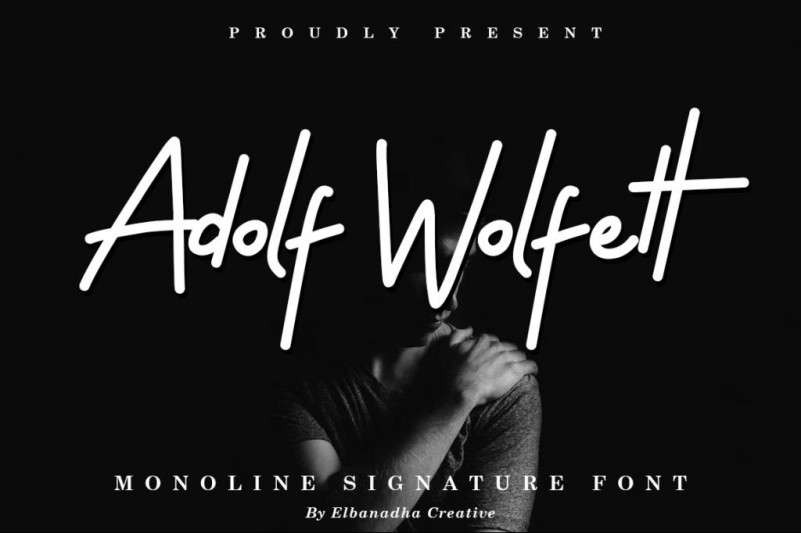 ADOLF WOLFETT Handwritten Font