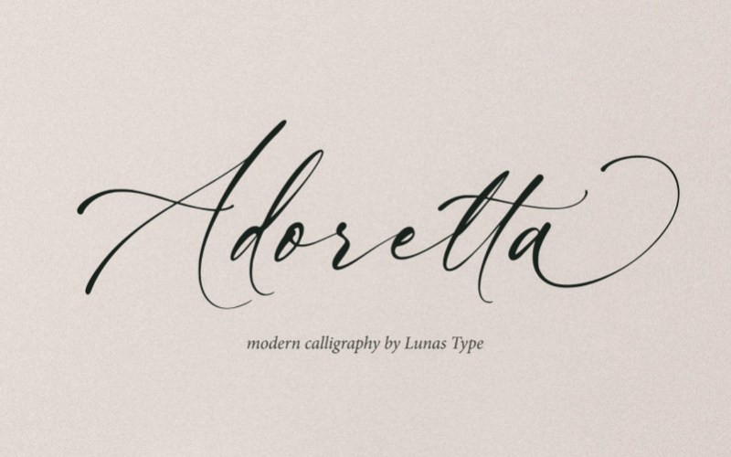 Adoretta Handwritten Font