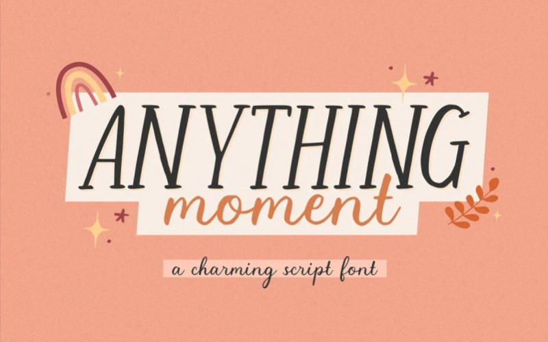 Anything Moment Script Font