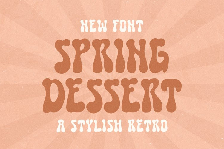 Spring Desset Display Font