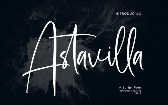 Astavilla Handwritten Font