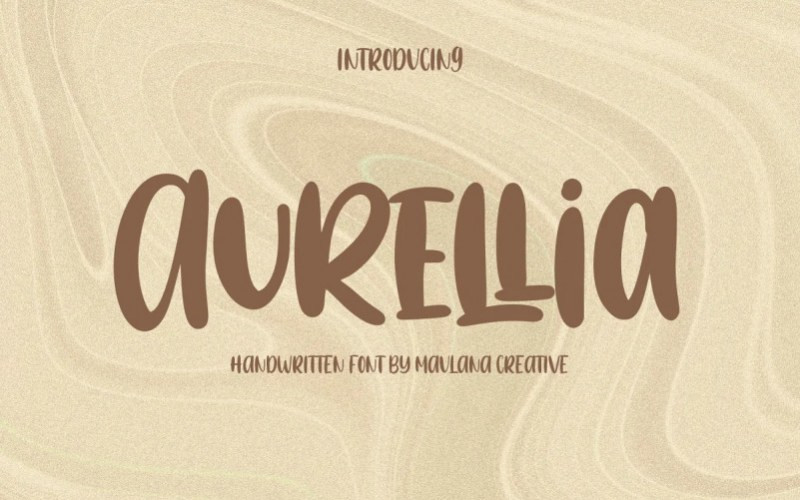 Aurellia Display Font