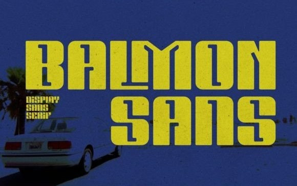 BALMON SANS Display Font