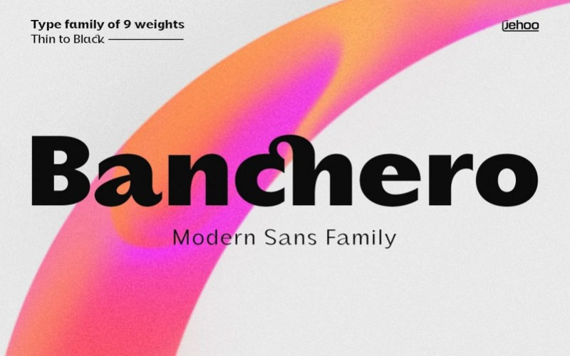 Banchero Sans Serif Font