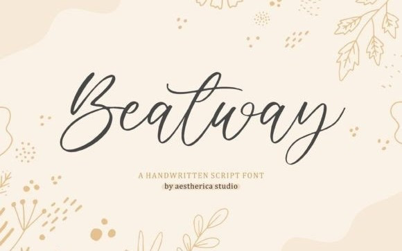 Beatway Handwritten Font