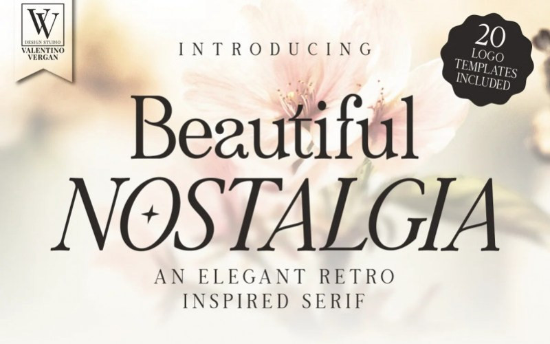 Beautiful Nostalgia Serif Font