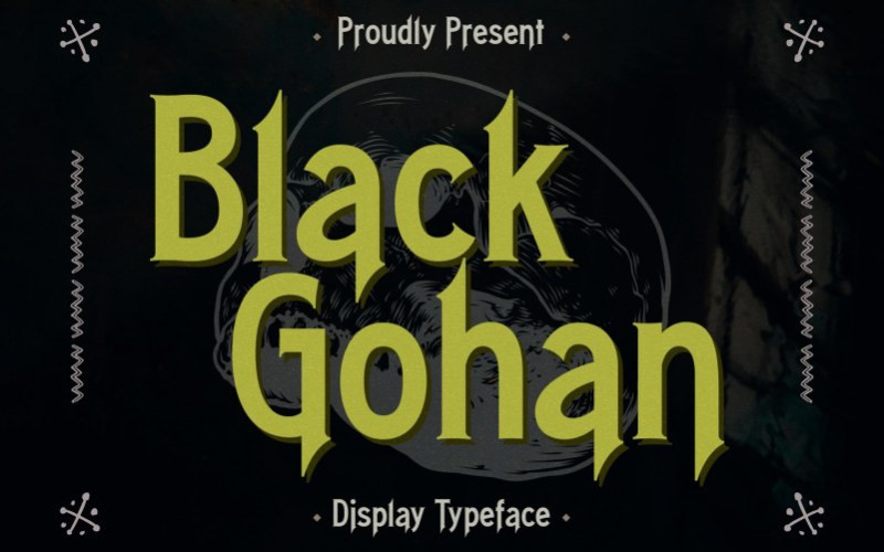 Black Gohan Serif Font