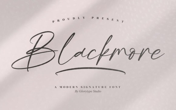 Blackmore Handwritten Font