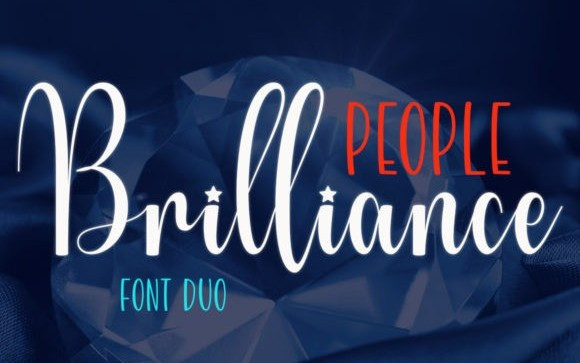 Brilliance People Font Duo