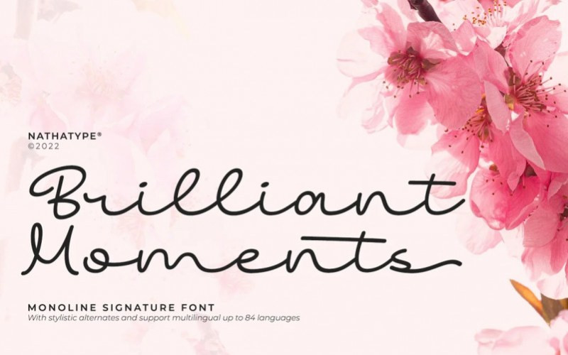 Brilliant Moments Handwritten Font